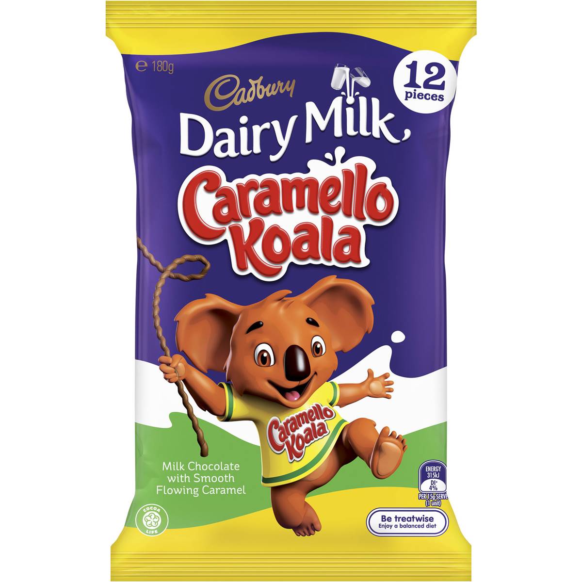 Cadbury Sharepack Caramello Koala 12pkt 180g