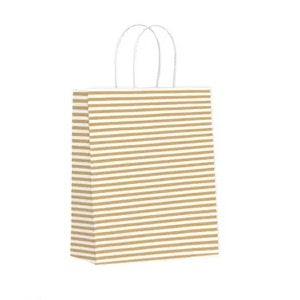 Twisted Handle Gift Bag Candy Gold Medium - 210x270x110mm