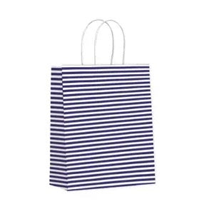 Twisted Handle Gift Bag Candy Navy Medium - 210x270x110mm