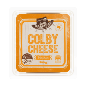 Community Co Colby Cheese Slices 500g