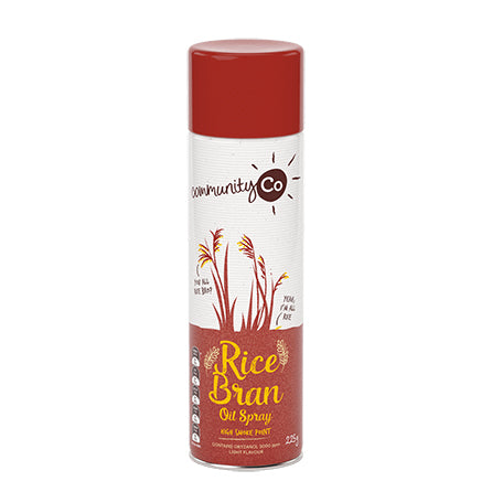 Community Co Rice Bran Oil Spray 225g