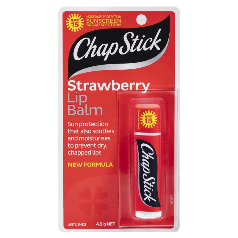 Chapstick Strawberry SPF15 Lip Balm 4.2g