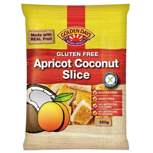 Golden Days Apricot Coconut Slice 150g