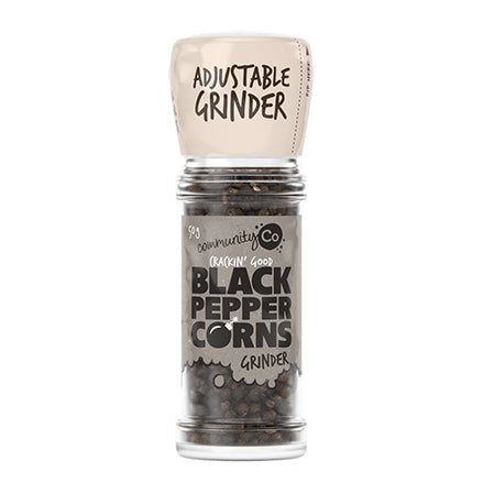 Community Co Black Peppercorns Grinder 50g