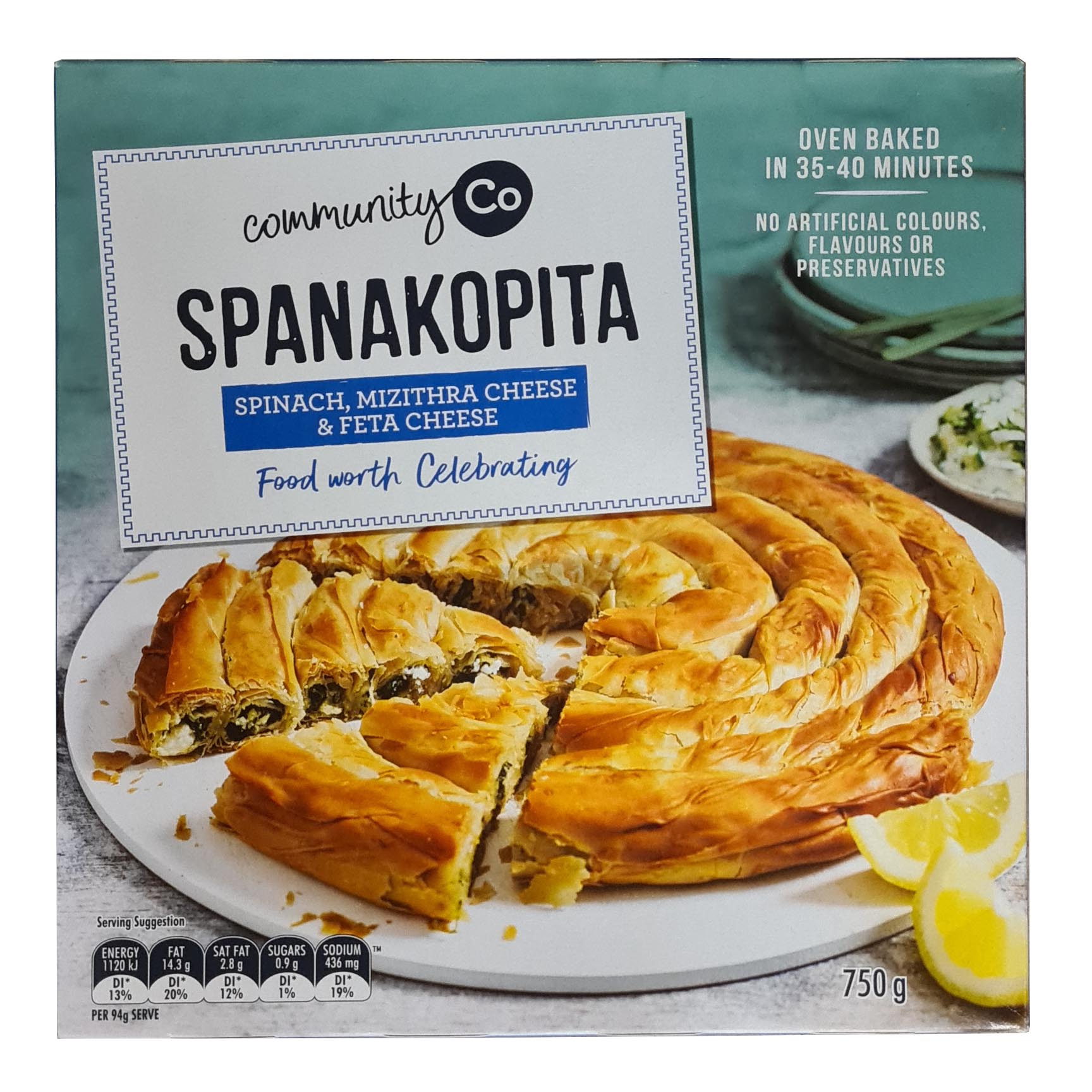 Community Co Spanakopita 750g