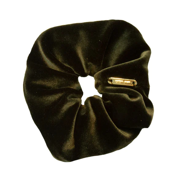 Consie - Olive Velvet Scrunchie