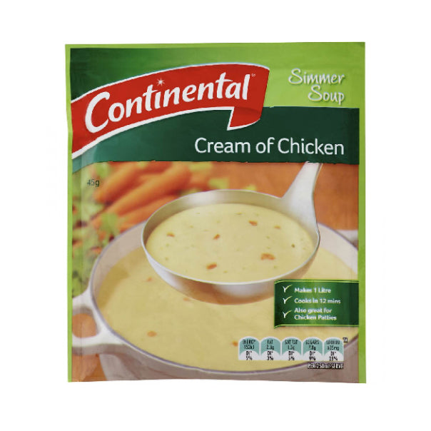 Continental Cream of Chicken Simmer Soup 45g