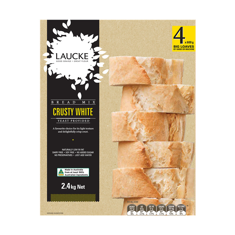 Laucke Crusty White Bread Mix 2.4kg