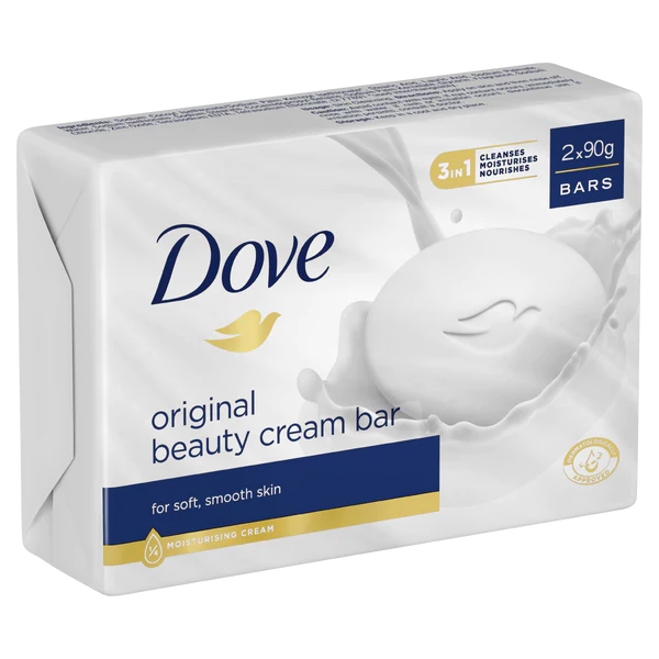 Dove Beauty Cream Bar 2 x 90g Pack