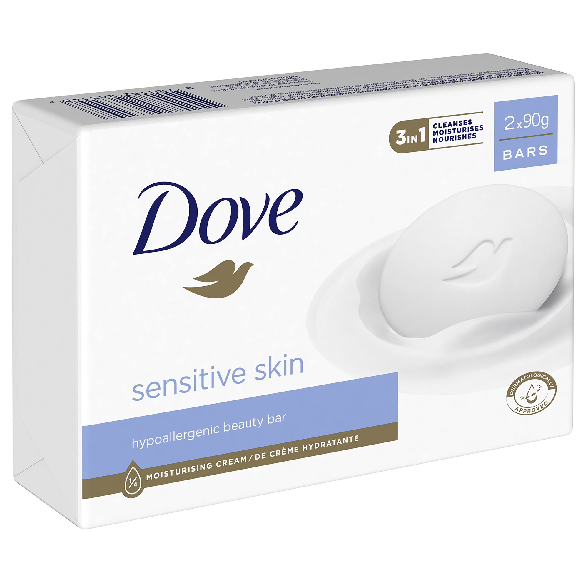 Dove Sensitive Beauty Cream Bar 2 x 90g