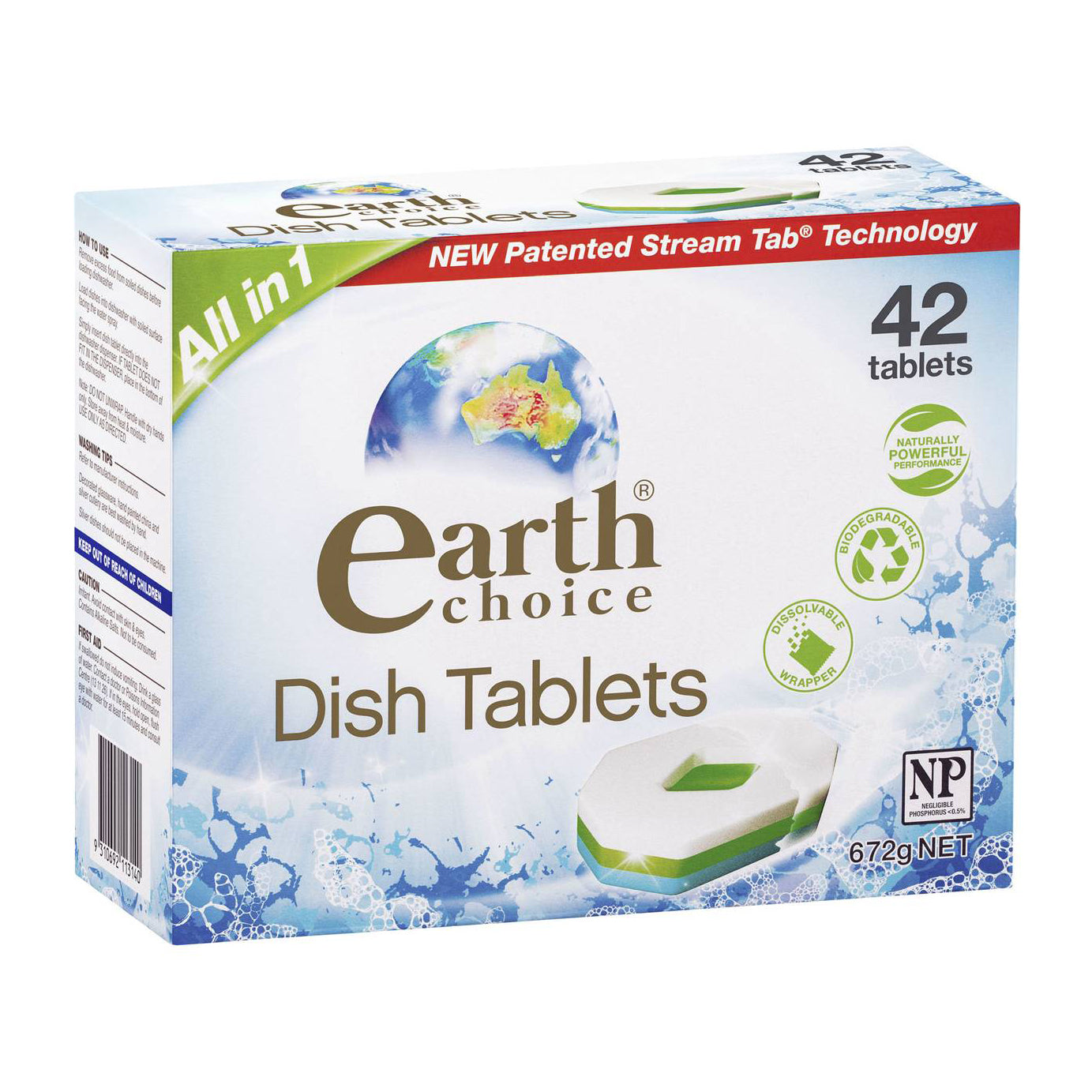 Earth Choice Dishwasher Tablets 42pk