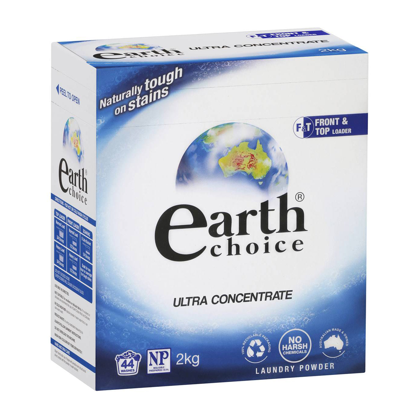 Earth Choice Ultra Laundry Powder Dual Action 2kg