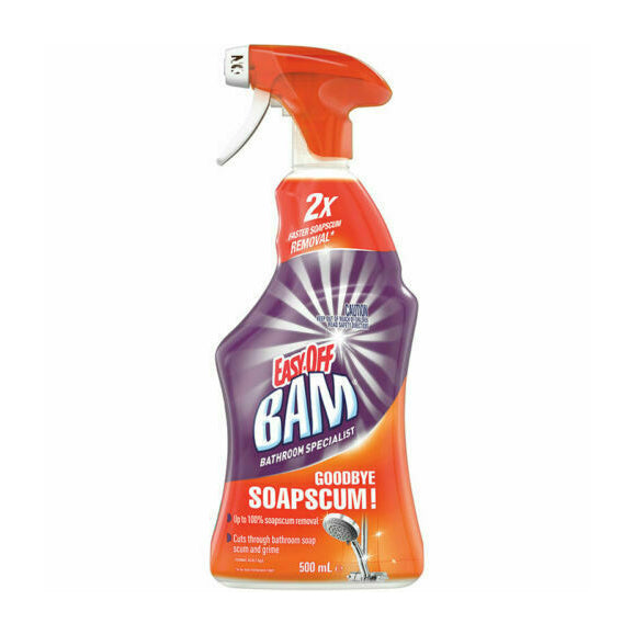 Easy Off Bam Power Cleaner Spray Soap Scum & Shine 500ml