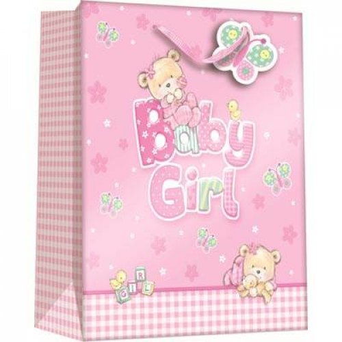 Gift Bag Medium - Baby Bear Girl