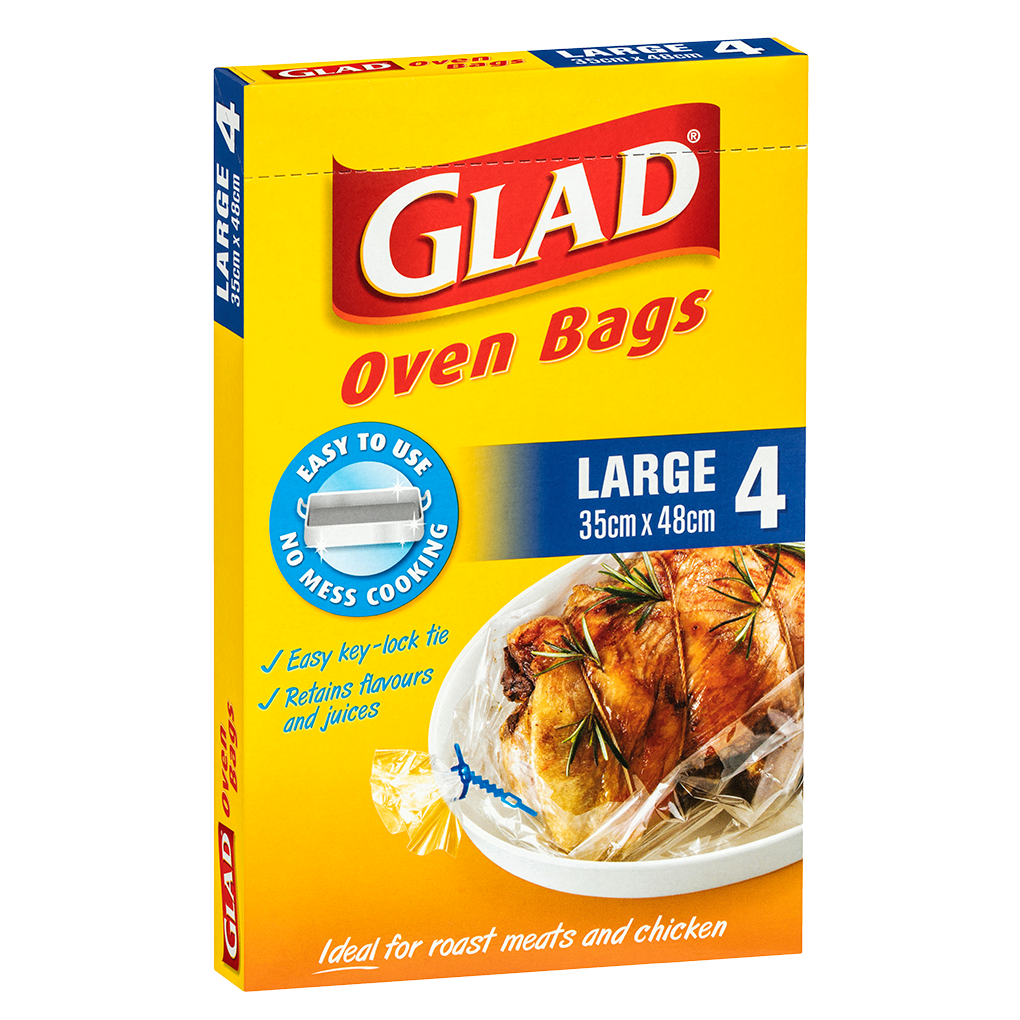 GLAD Oven Bag Large 4pk