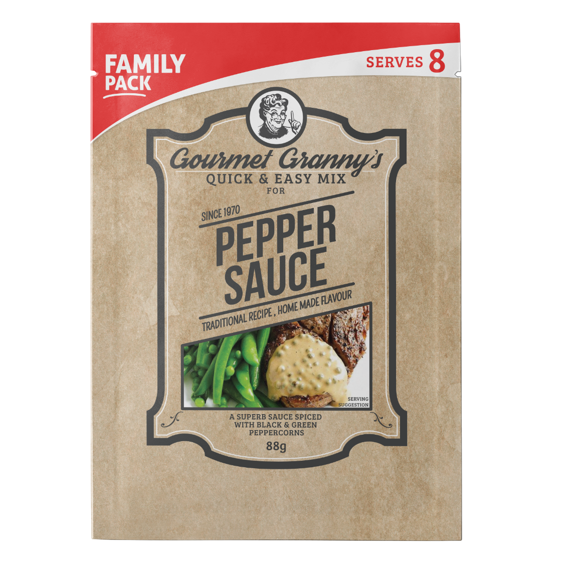 Gourmet Grannys Pepper Sauce Mix Family Pack 88g