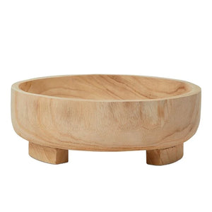 Jasper Natural Footed Timber Bowl