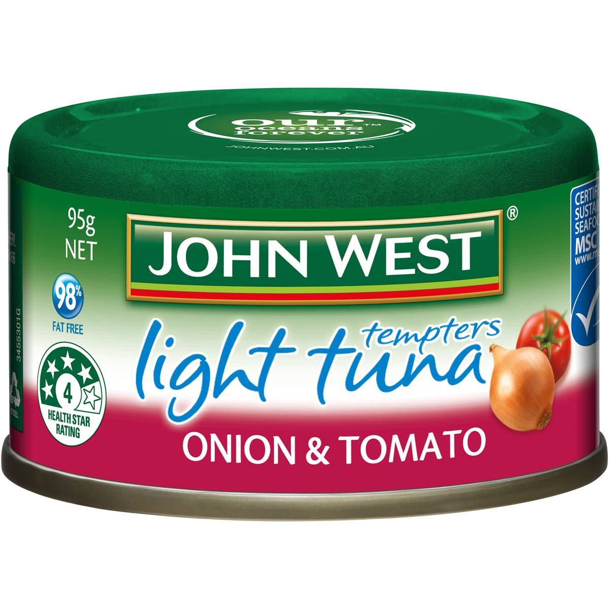 John West Tuna Tempter Onion & Tomato Lite 95g