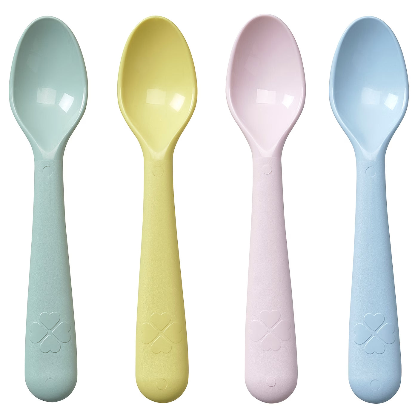 KALAS Childrens Spoons Mixed Colours 4pk