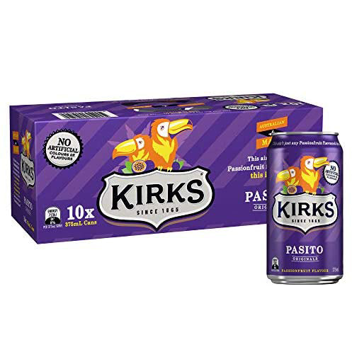 Kirks Pasito Cans 375ml x 10pk