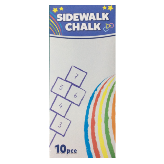 Korbond Sidewalk Chalk 10pk