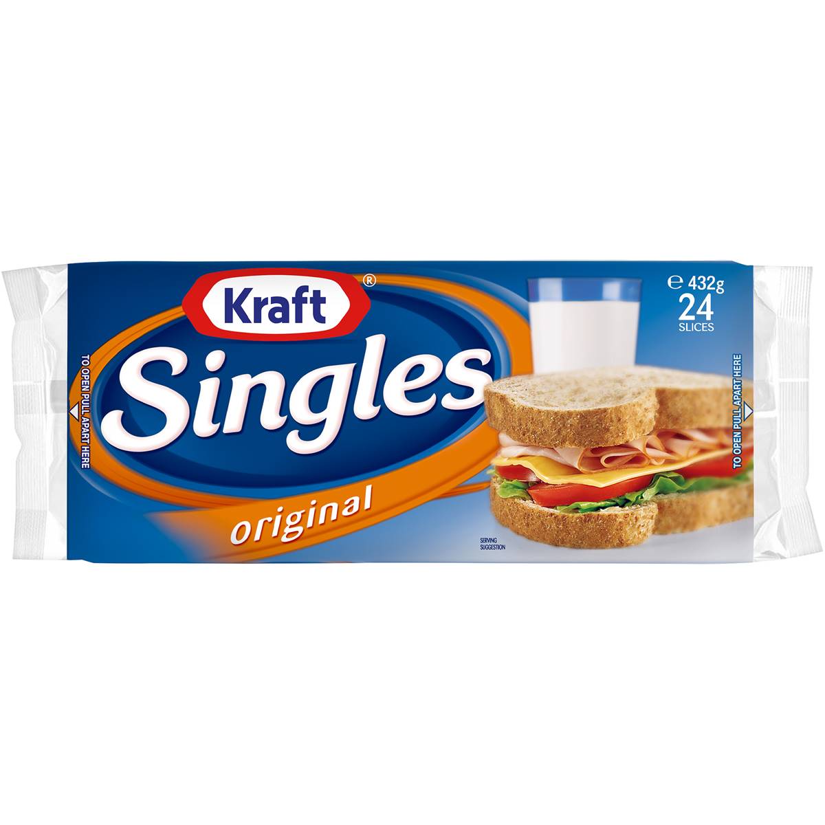 Kraft Singles Original Cheese Slices 432g