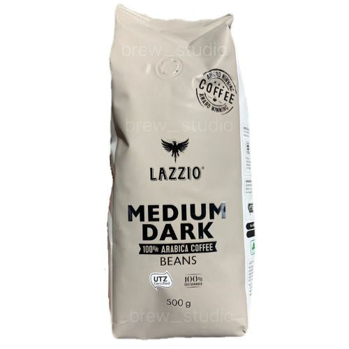 Lazzio Medium Dark Coffee Beans 500g