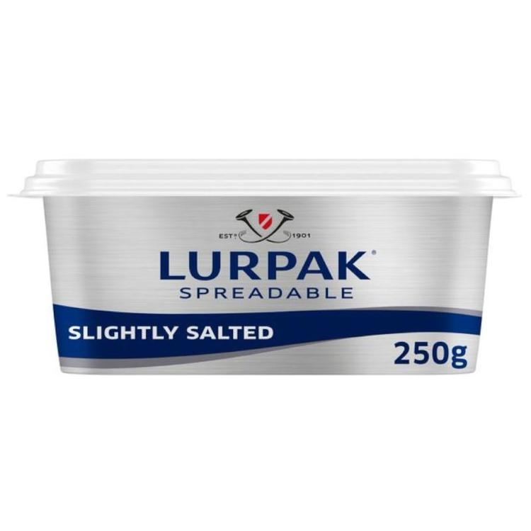 Lurpak Butter Slightly Salted Spreadable 250g