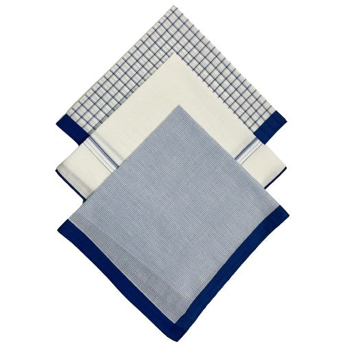 Rosdale Mens Handkerchief - Blue Check