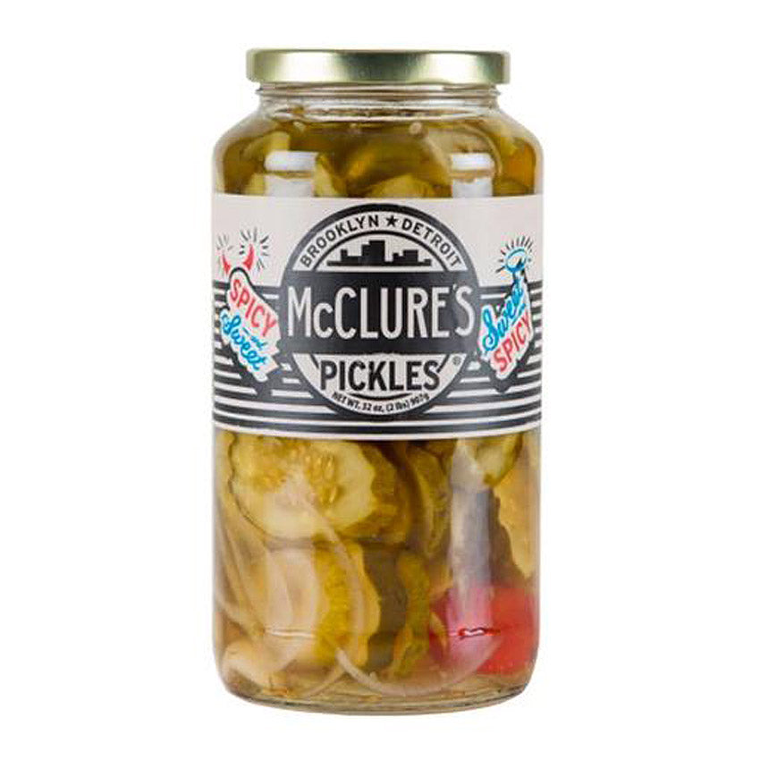 McClure's Sweet & Spicy Crinkle Cut Pickles 946ml