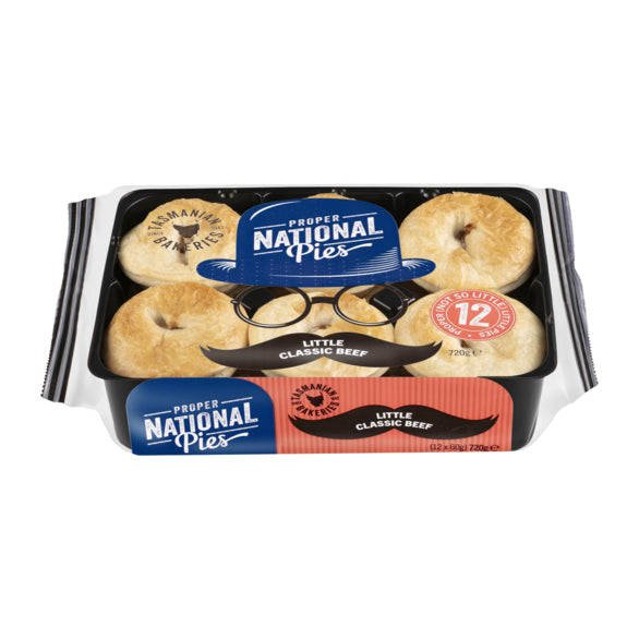 National Pies Little Classic Beef Pie 12pk