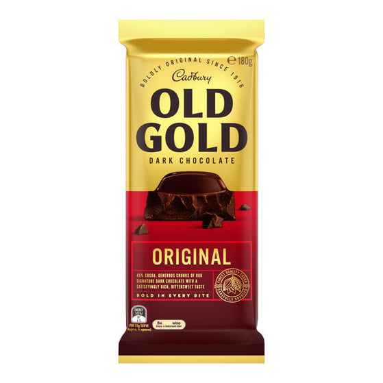 Cadbury Old Gold Dark Chocolate Original 180g