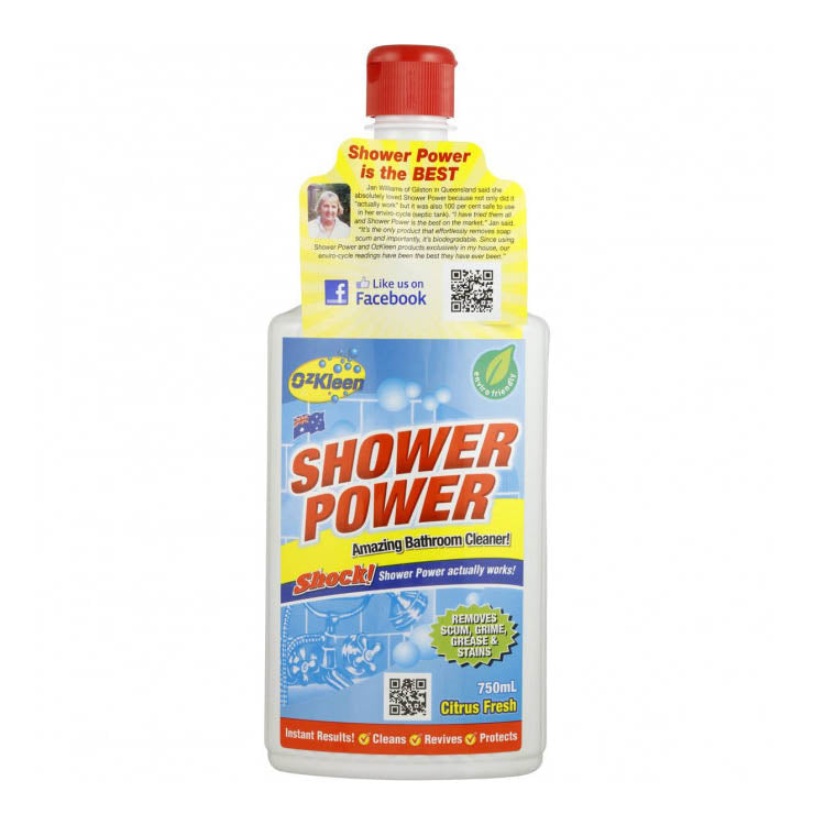 Ozkleen Shower Power Bathroom Cleaner Citrus 750ml