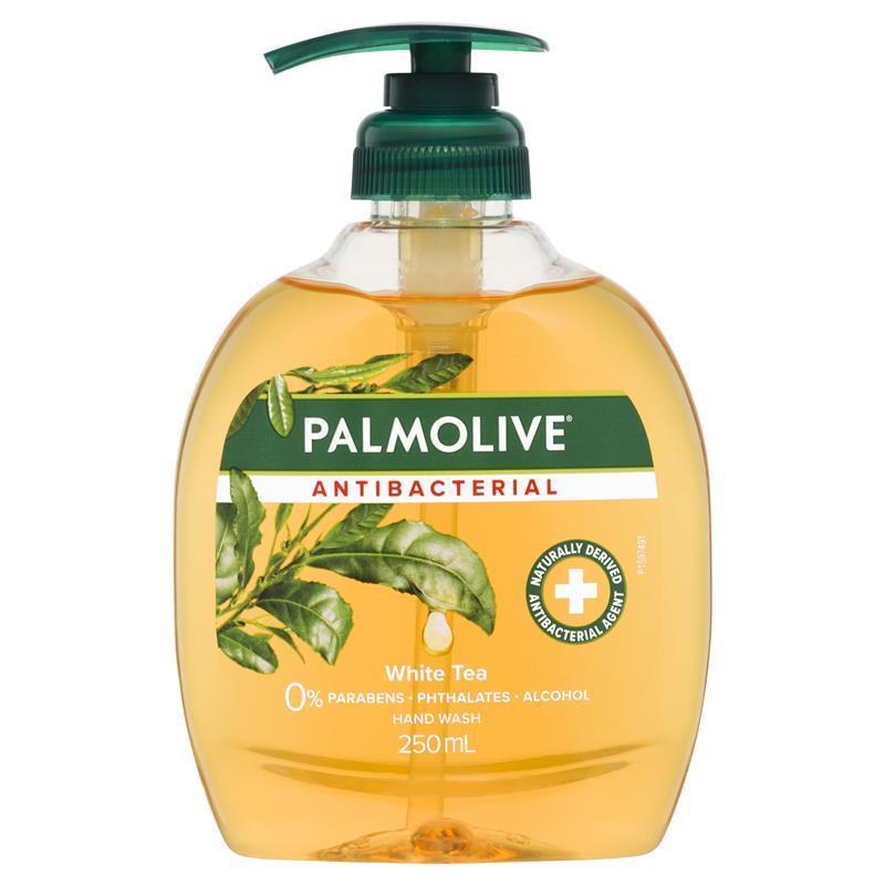 Palmolive Antibacterial White Tea Liquid Hand Wash Pump 250ml