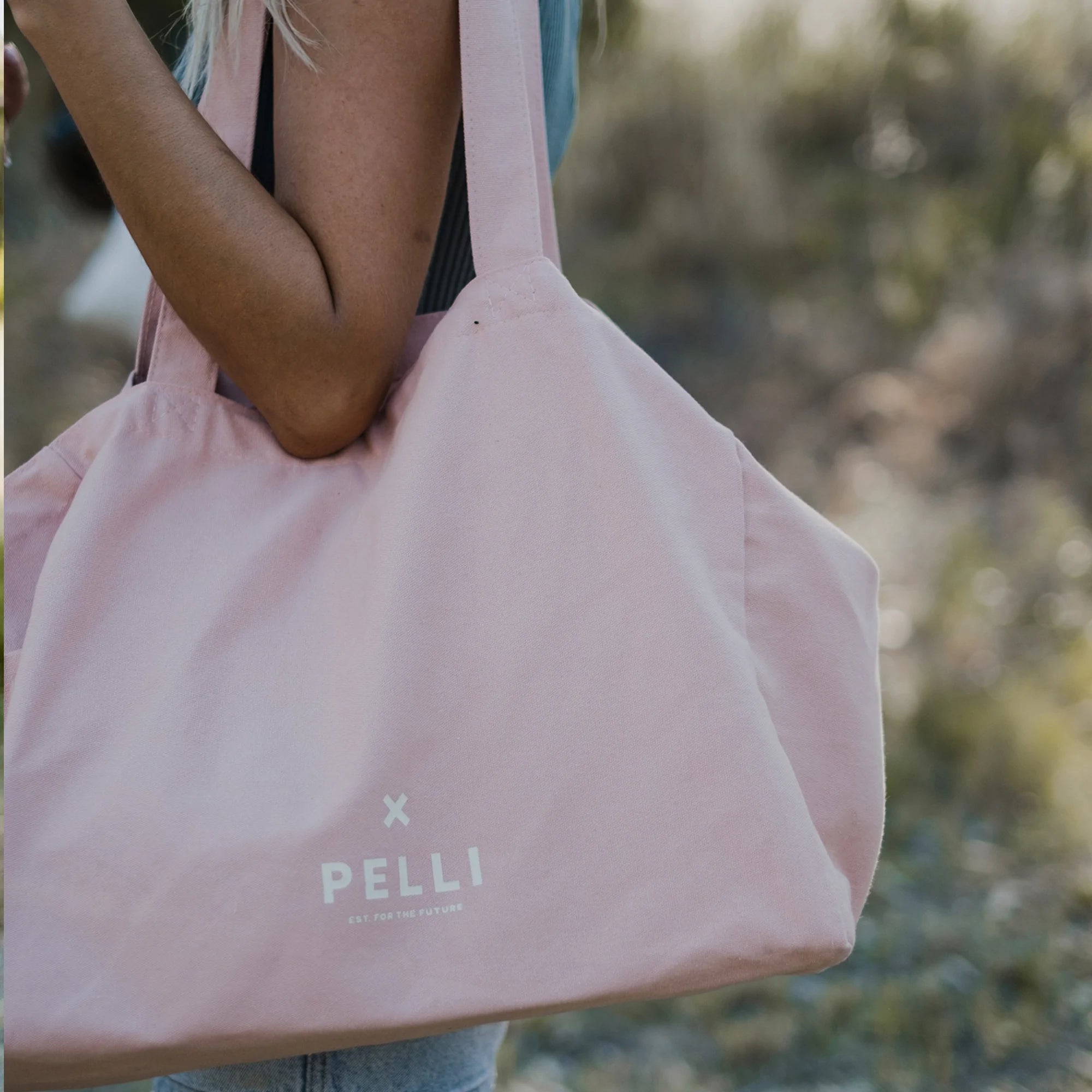 Pelli Bags Farmers Market Tote Blush