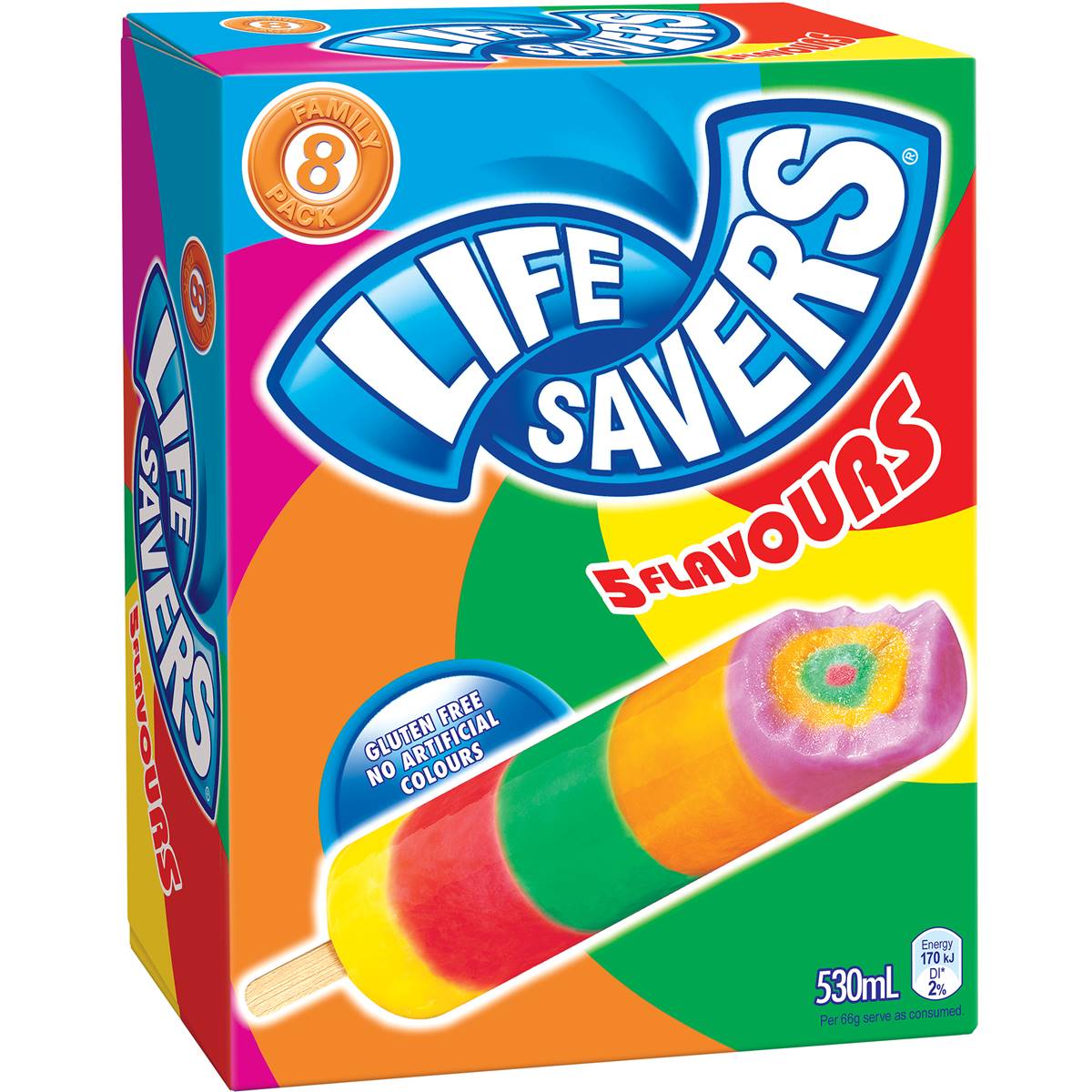 Peter's Lifesavers Icy Poles 8pk