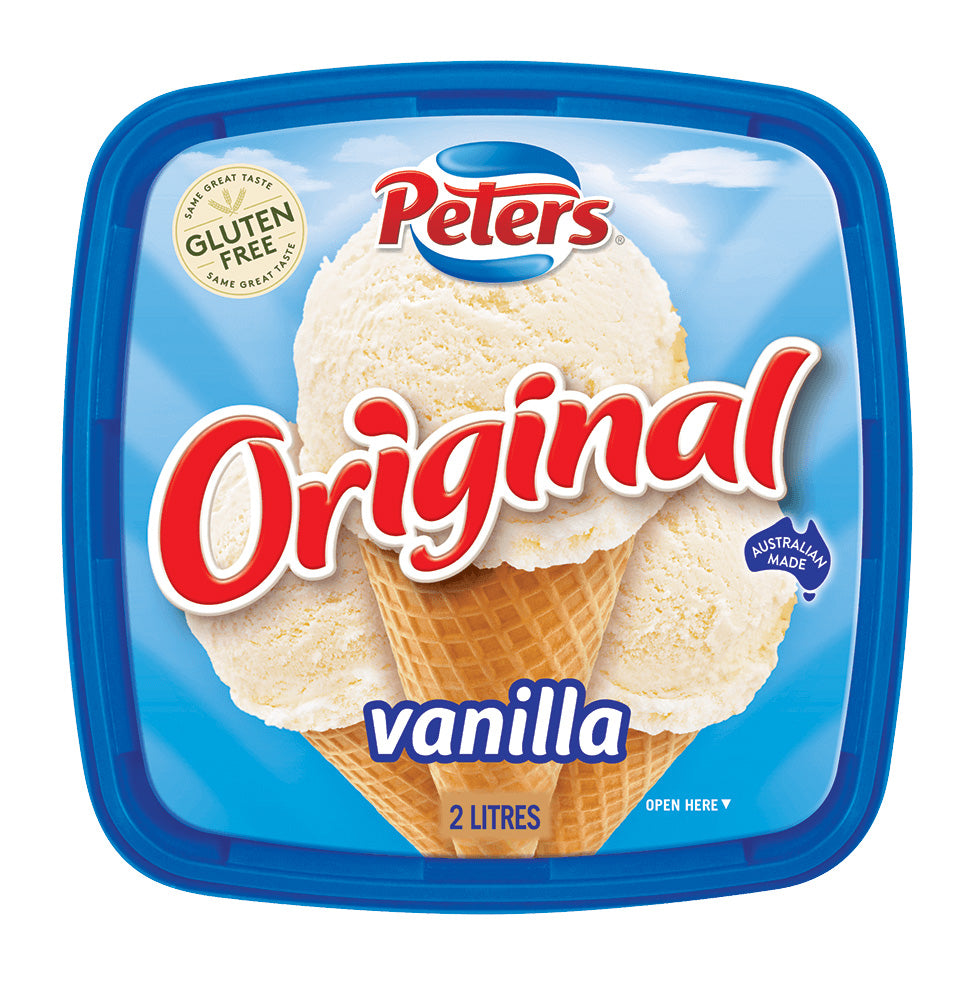 Nestle Peter's Original Vanilla Ice Cream 2L