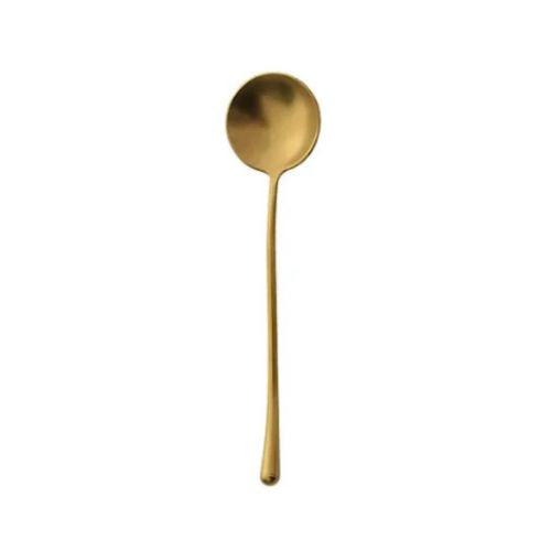 Wave Handle Serving  Spoon 20.9cm - Gold