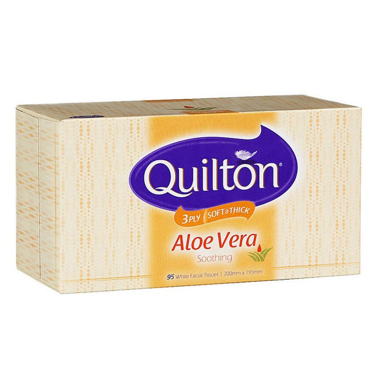 Quilton Aloe Vera Facial Tissue 3ply 95s