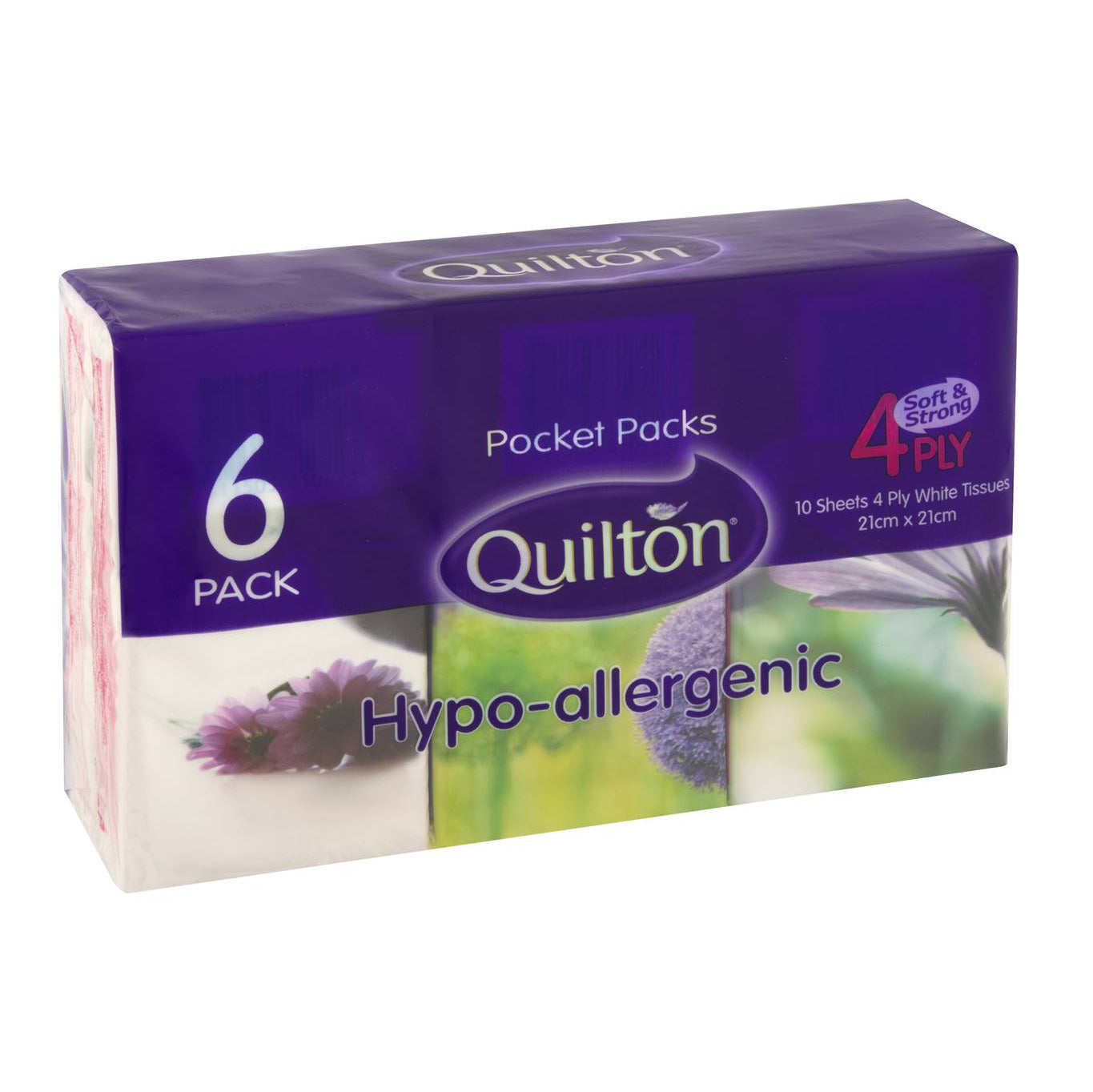 Quilton Pocket Tissues 6pk