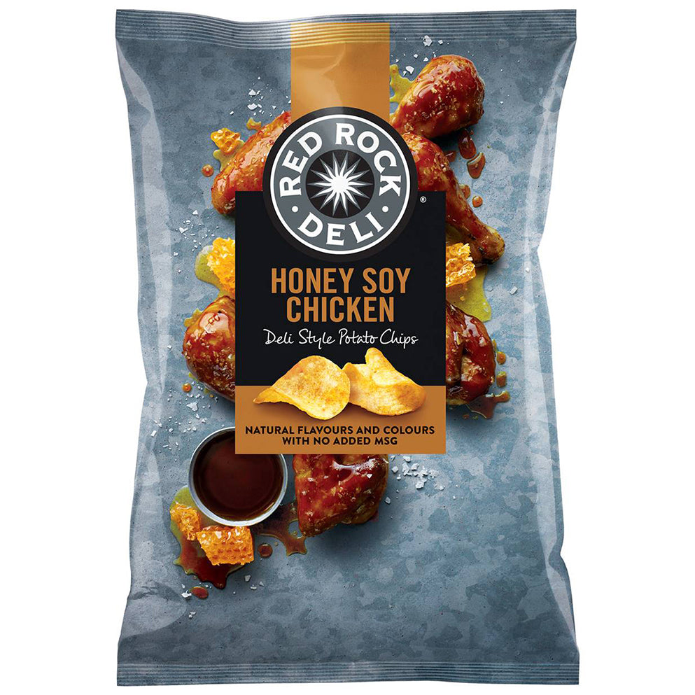 Red Rock Deli Chips Honey Soy Chicken 165g