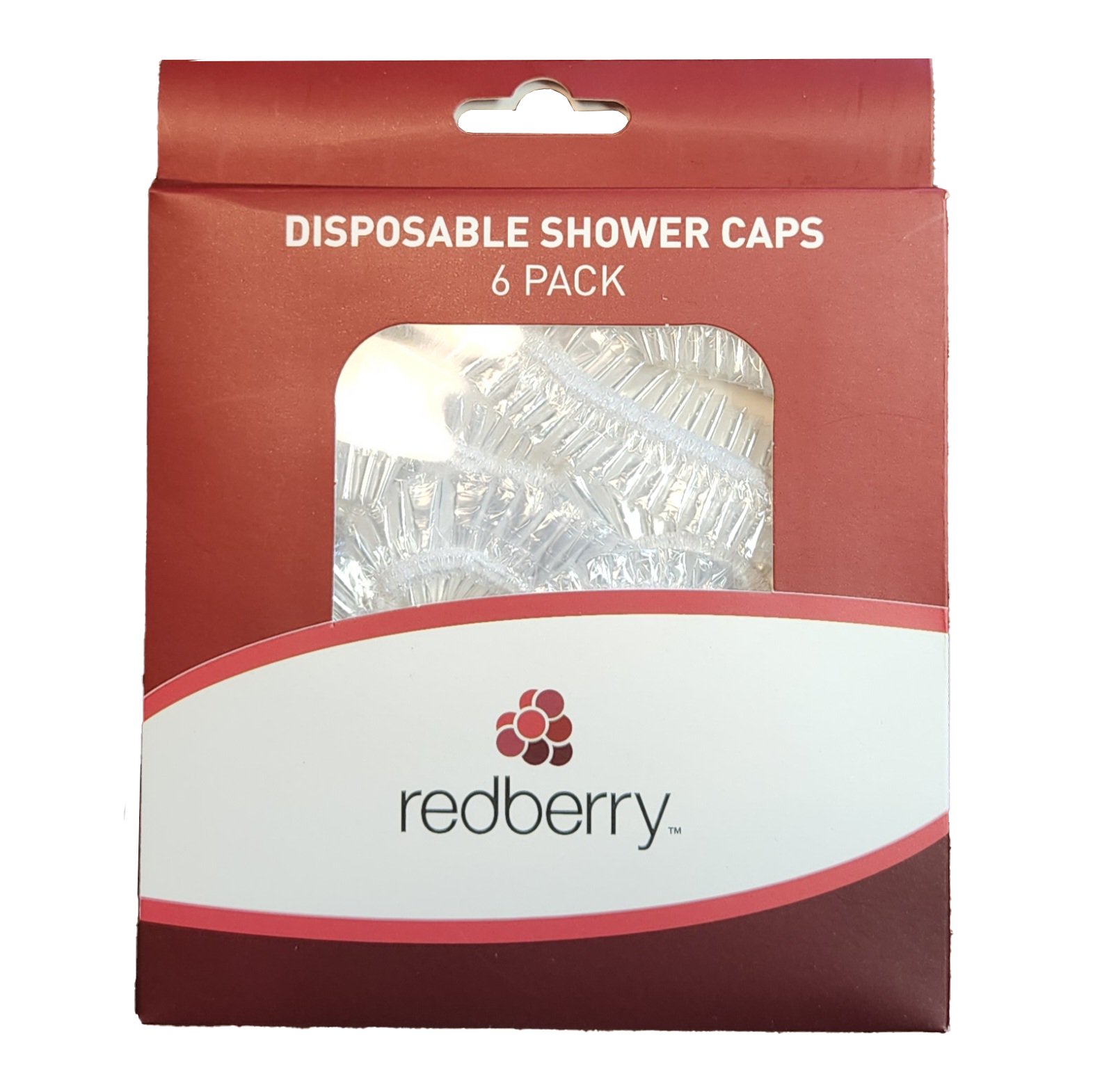 Redberry Shower Caps Disposable 6pk