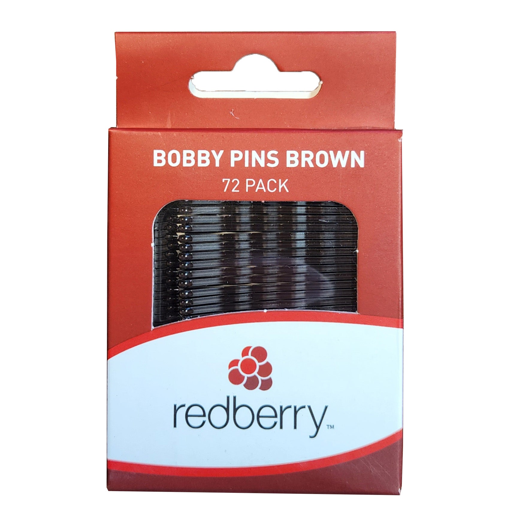 Redberry Hairpin Small Brown 72pk