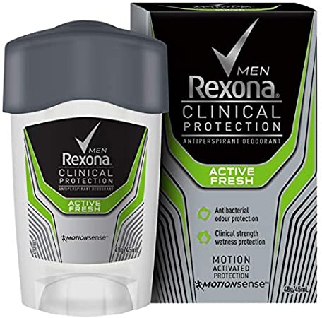 Rexona Clinical Protection Cream Antiperspirant Deodorant Active Fresh 48g