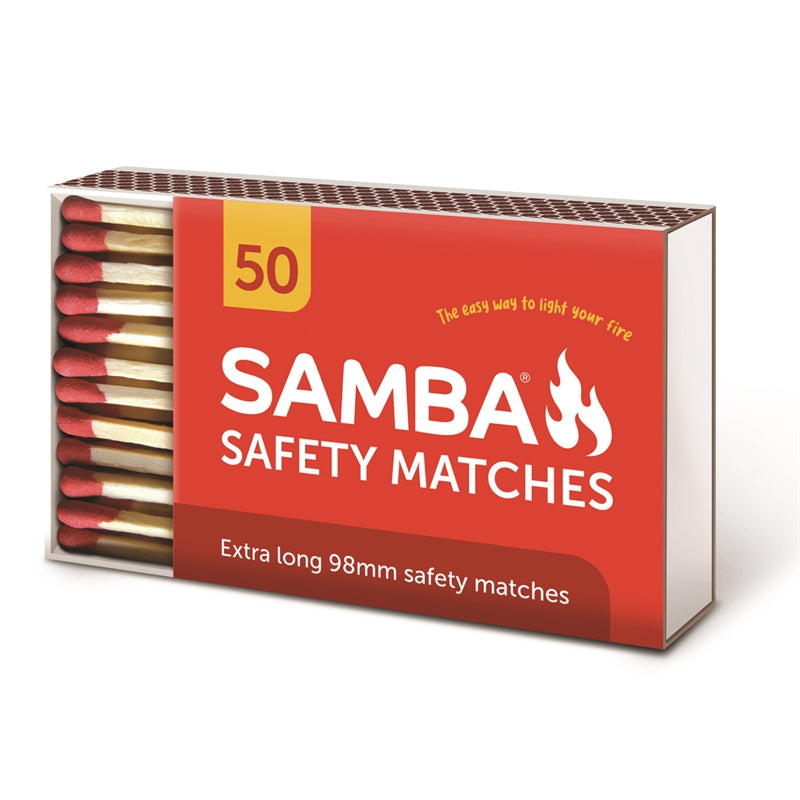 Samba 98mm Safety Matches 50pk