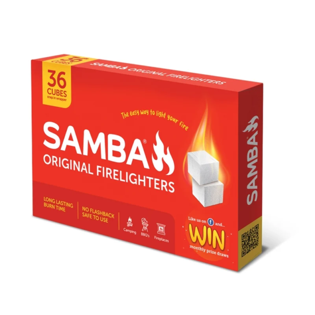 Samba White Firelighters 36pk