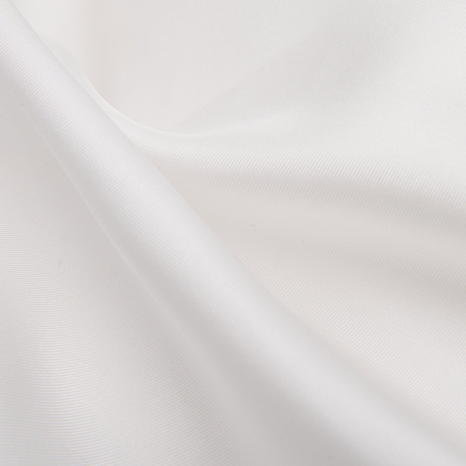 Bleached White 90cm Twill Silk Scarf