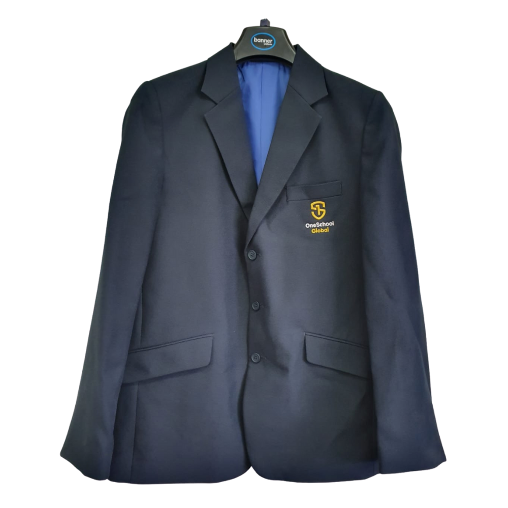 School Blazer Navy Girls with Logo