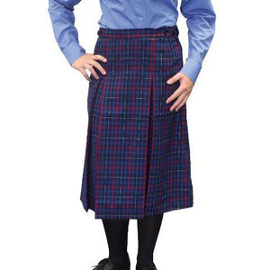 School Skirt Pleated Tartan Senior