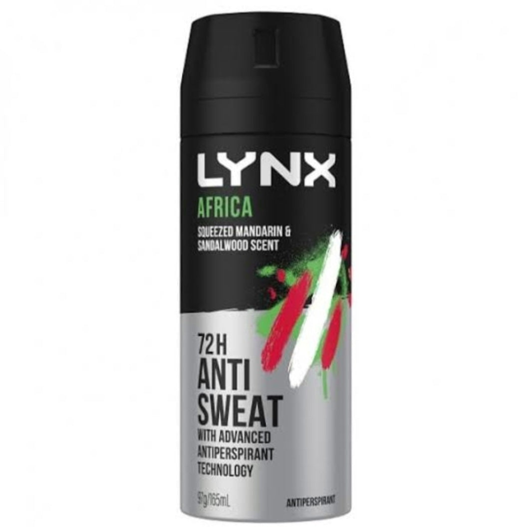 Lynx Africa 72H Anti Sweat Antiperspirant 165ml